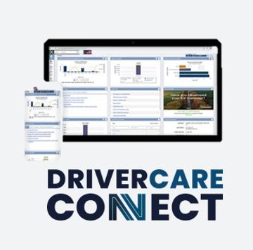 laptop con logo de drivercareconnect